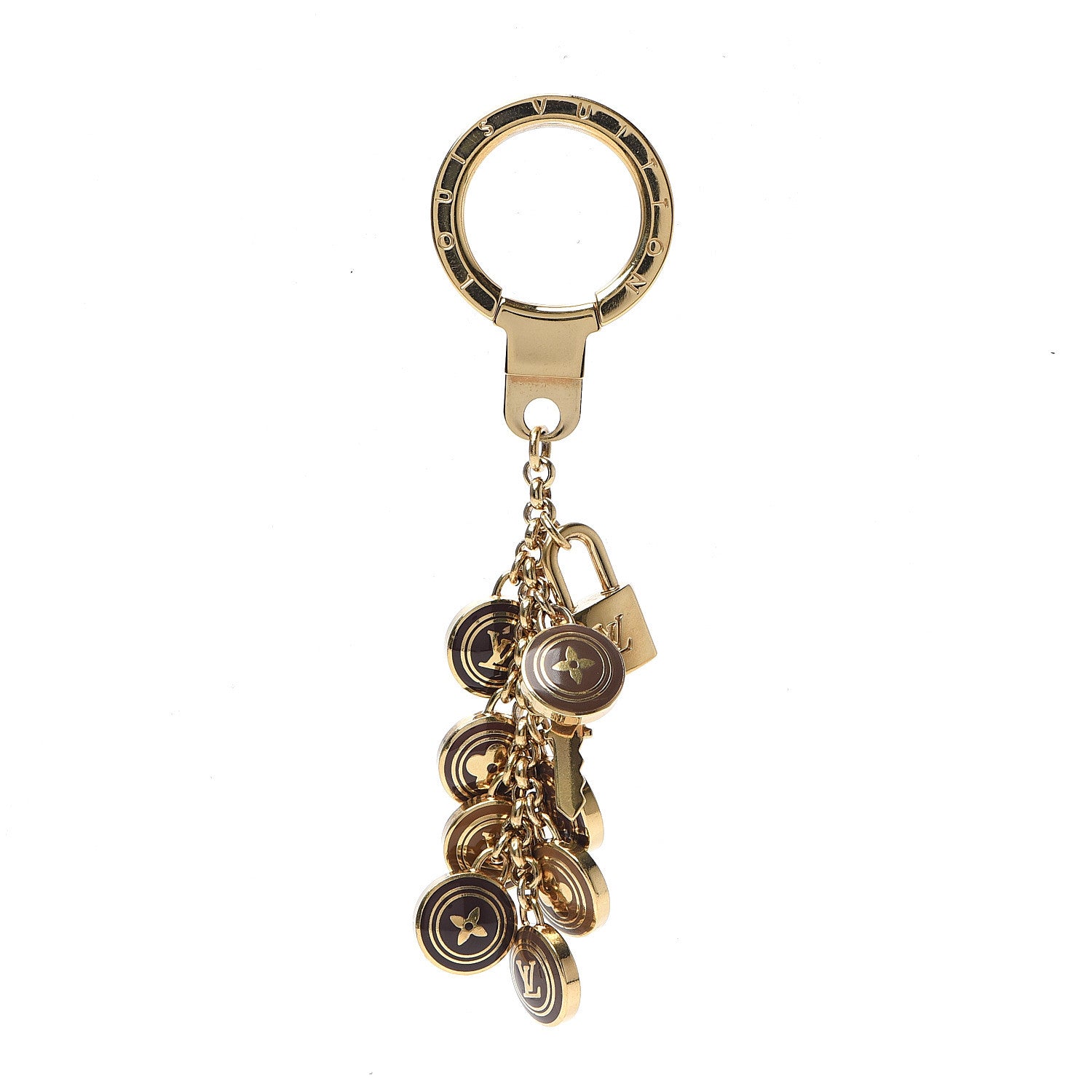 Louis Vuitton Pastilles Key Ring Holder Brown 1 of 3