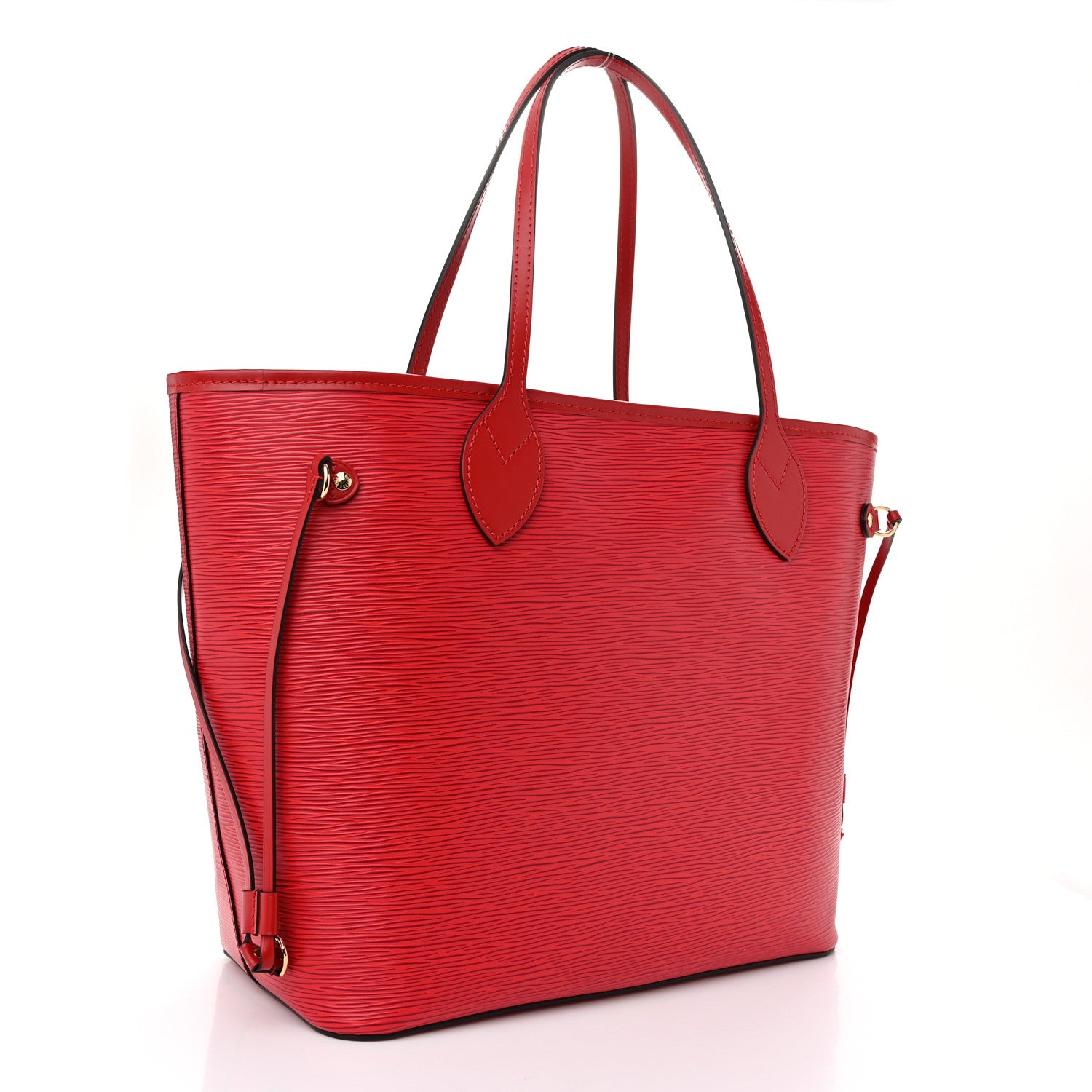 Louis Vuitton Epi Neverfull MM Castillan Red 4 of 10