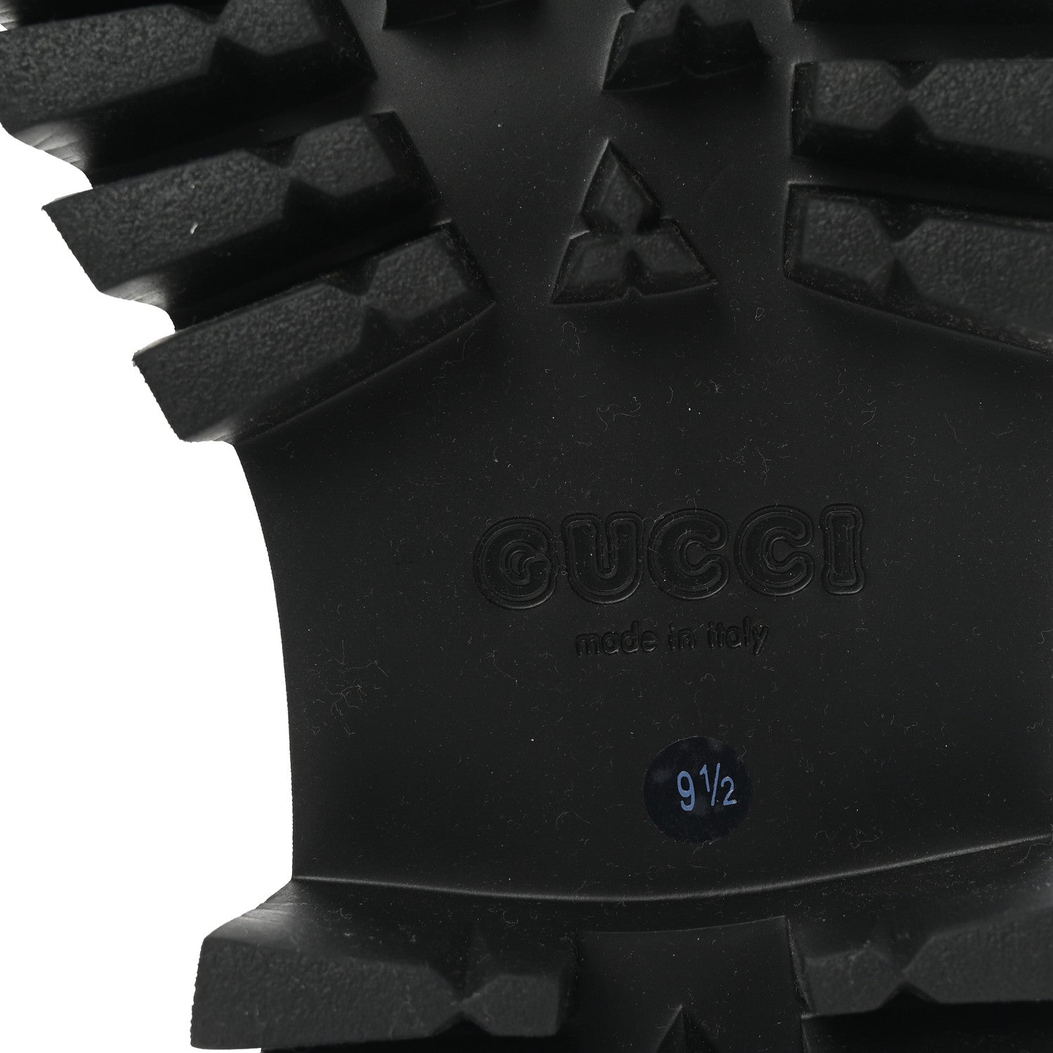 Gucci Calfskin Mens Novo Lug Sole Ankle Boots 9.5 Black 7 of 9