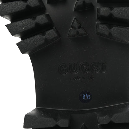 Gucci Calfskin Mens Novo Lug Sole Ankle Boots 9.5 Black 7 of 9