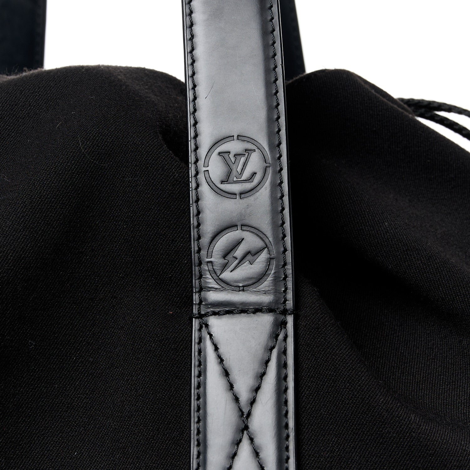Louis Vuitton Canvas Fragment Cabas Light Tote Bag Black 8 of 12