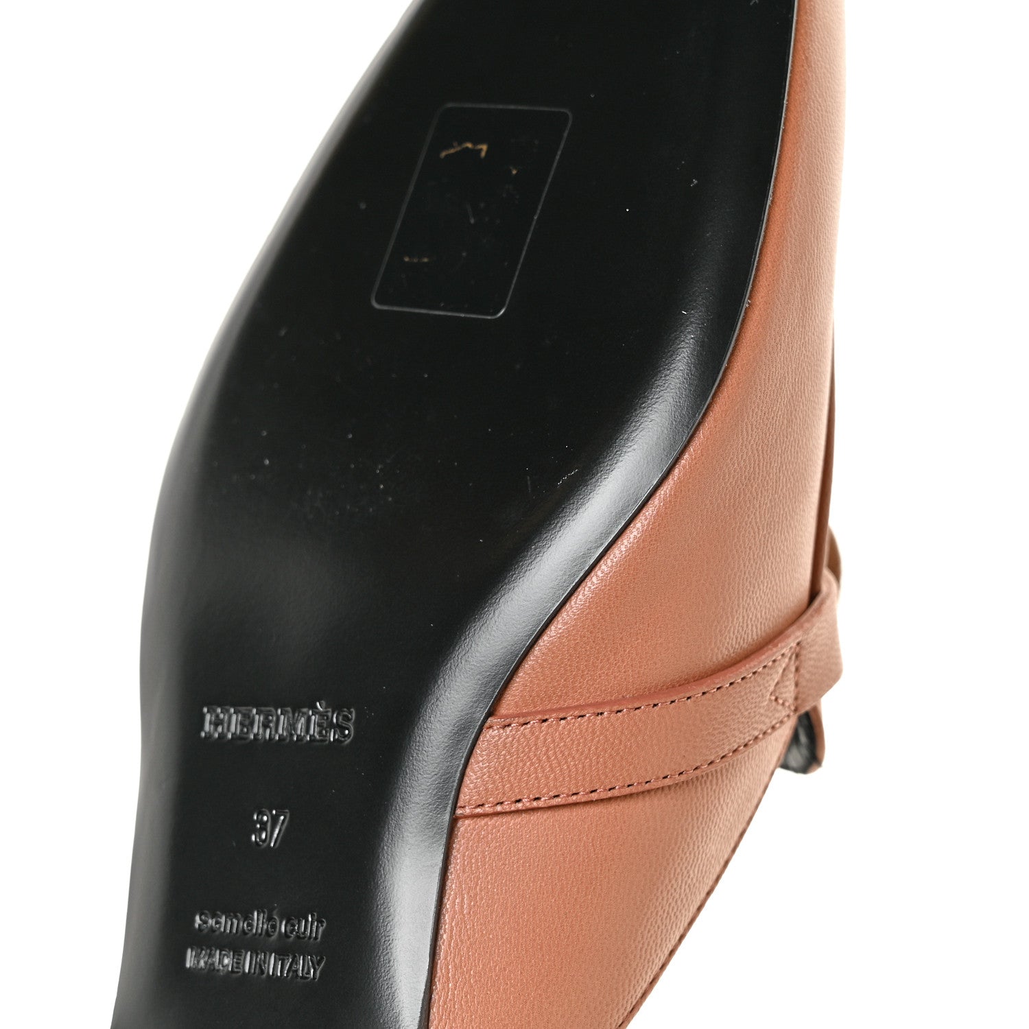 Hermes Goatskin Oz Mules 37 Rose Aube 8 of 8