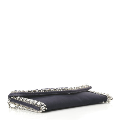 Judith Leiber Envelope Clutch Silver Slate 5 of 13