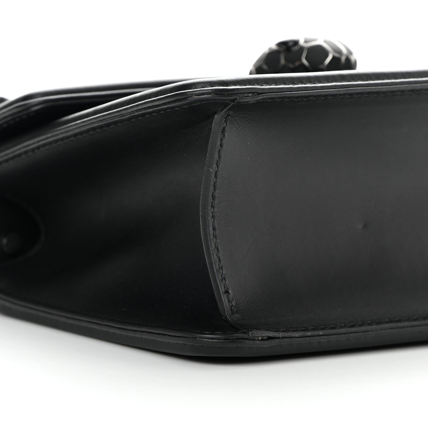 Quilted Nappa Smooth Calfskin Serpenti Forever Diamond Blast Shoulder Bag Black