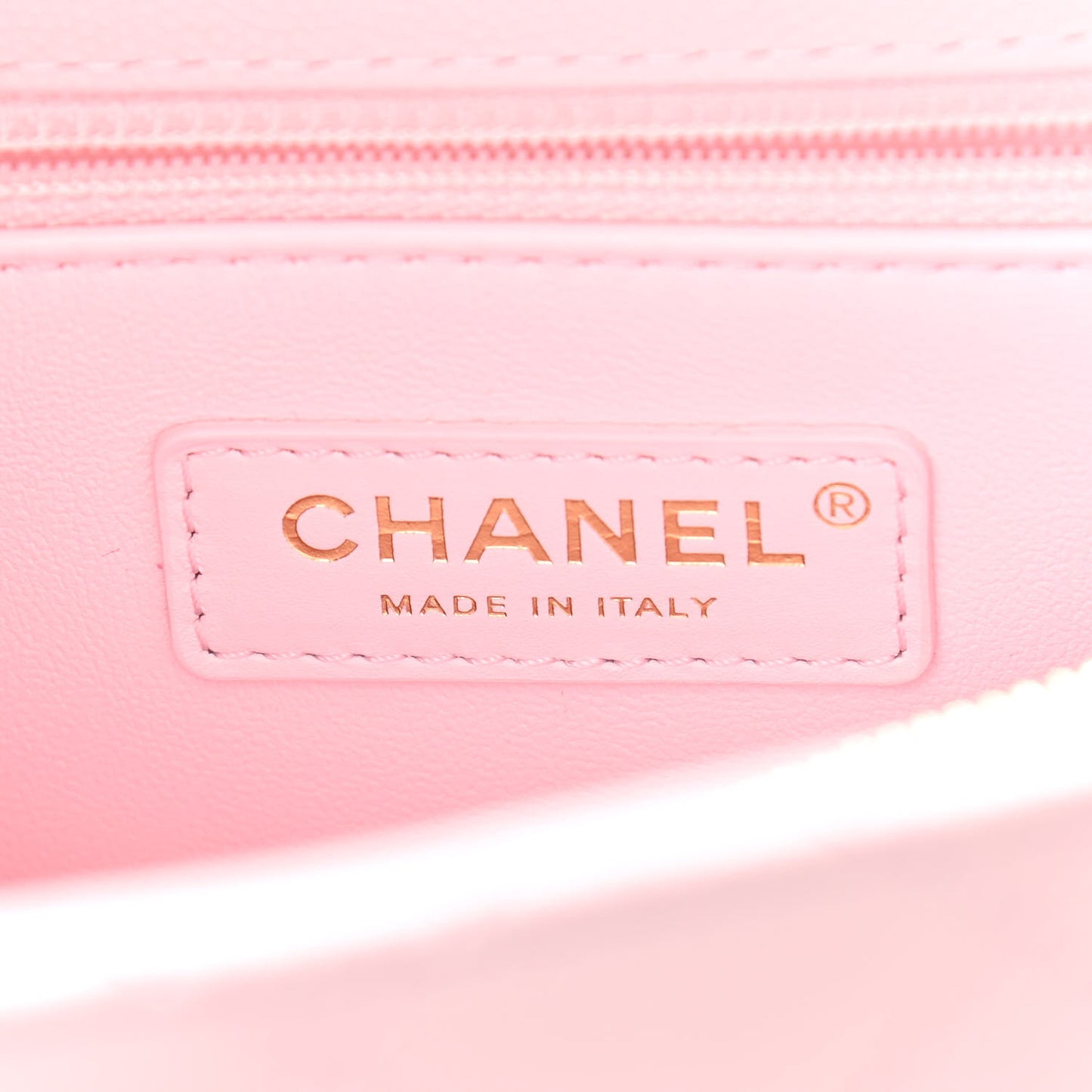 Caviar Quilted Small Coco Handle Flap Light Pink