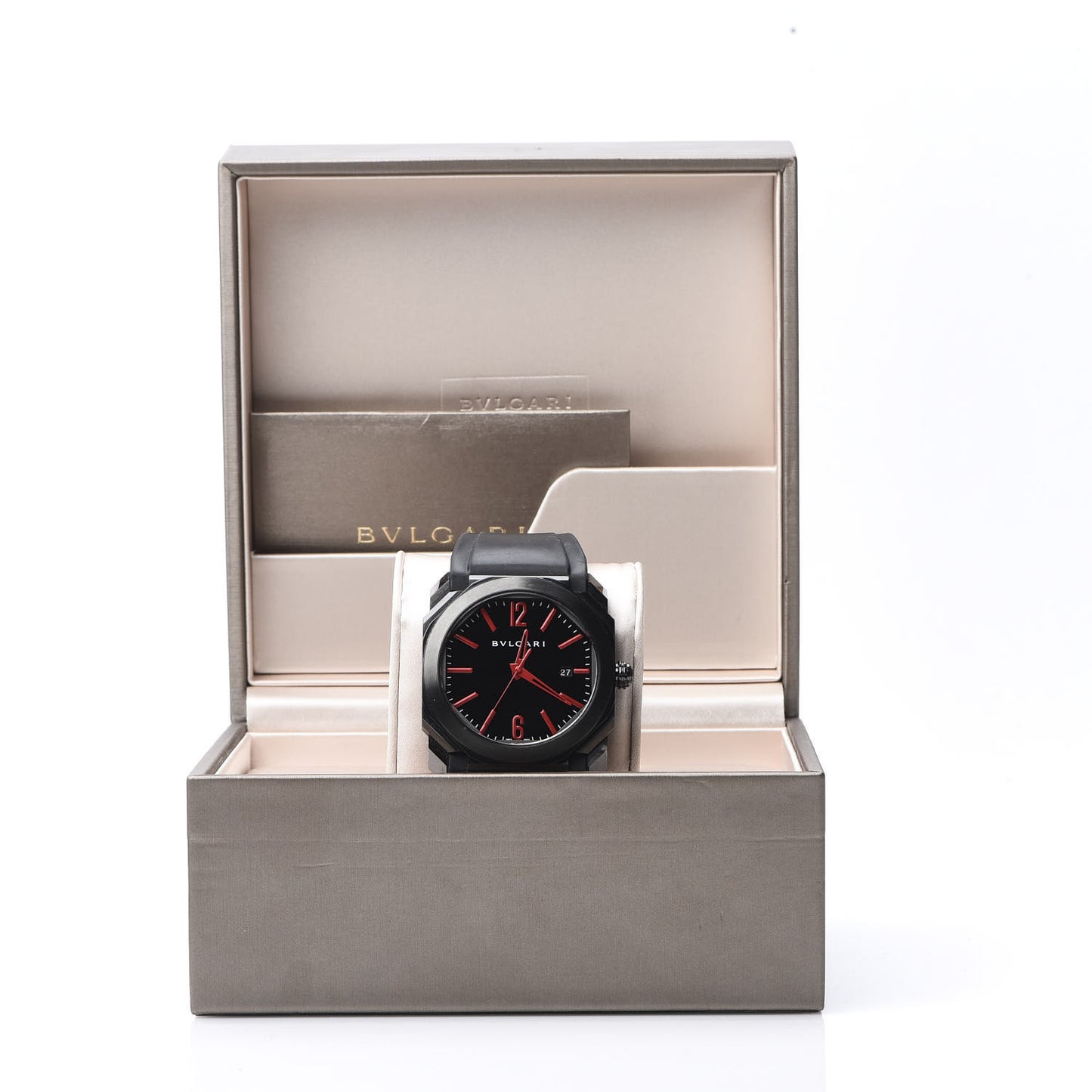 DLC Stainless Steel 41mm Octo L'Originale Automatic Watch Black