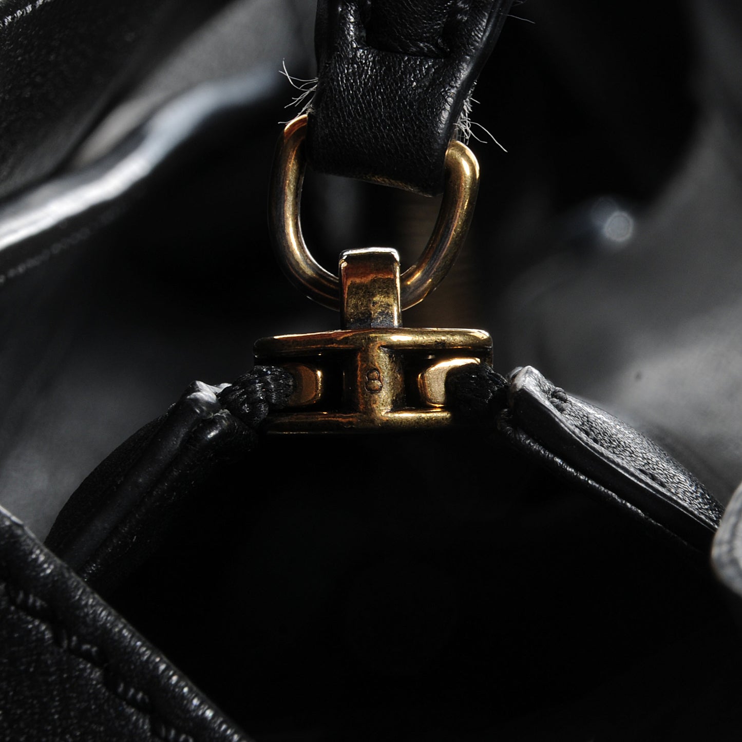 Smooth Calfskin Mini Luggage Black