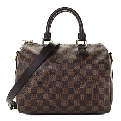 Louis Vuitton Damier Ebene Speedy Bandouliere 25 1 of 10