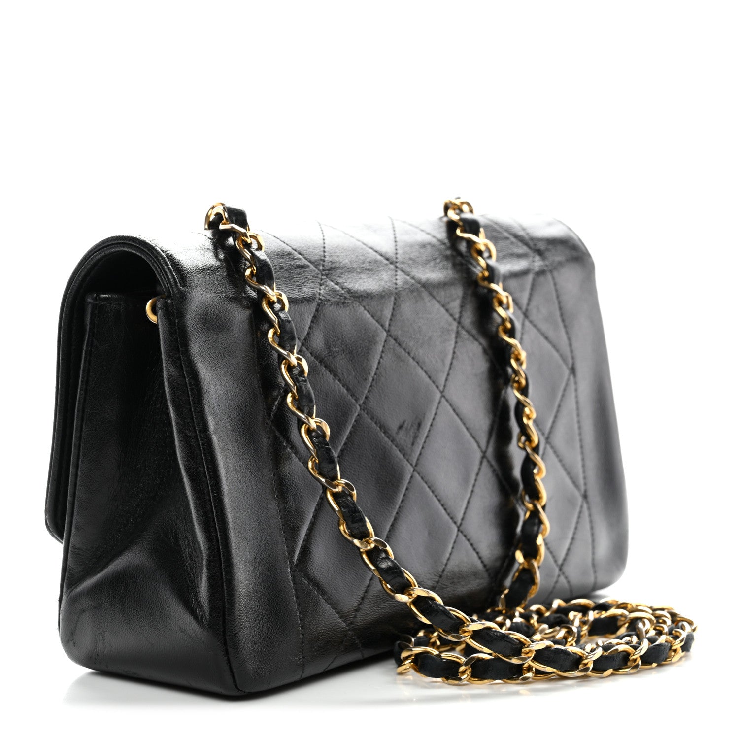 Chanel Lambskin Quilted Small Single Flap Black 6 of 37