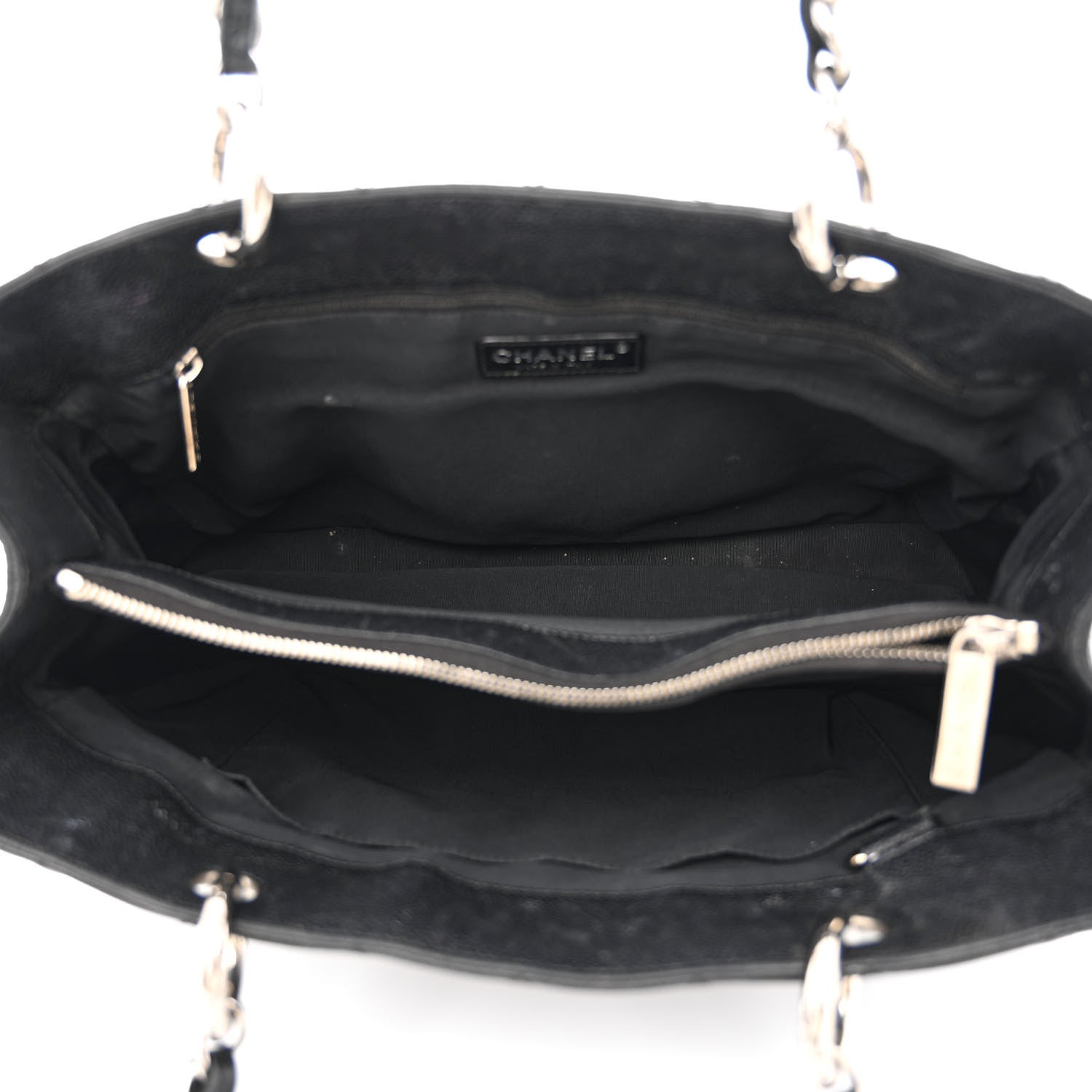 Chanel Caviar Quilted Grand Shopping Tote GST Black 5 of 13