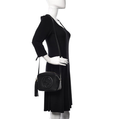 Gucci Pebbled Calfskin Small Soho Disco Bag Black 2 of 10