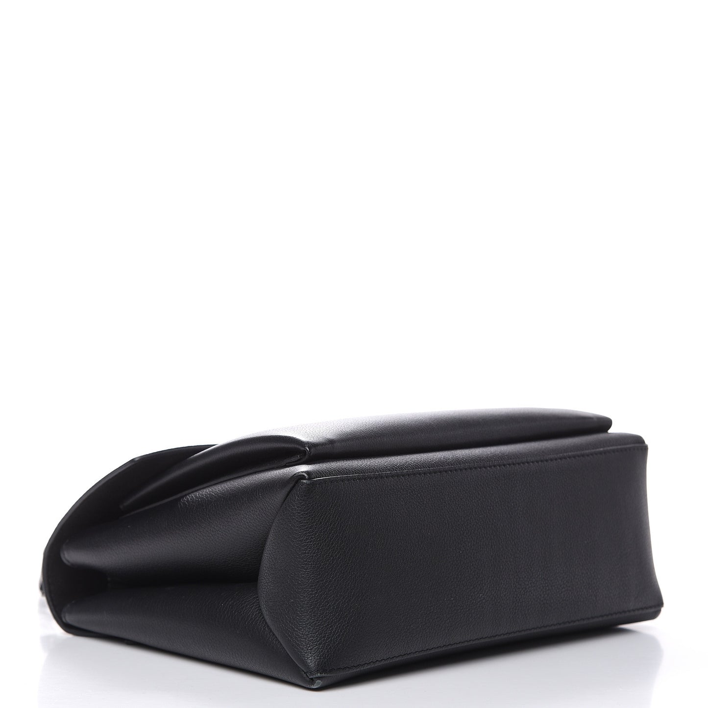 Soft Calfskin My Lockme Top Handle Black