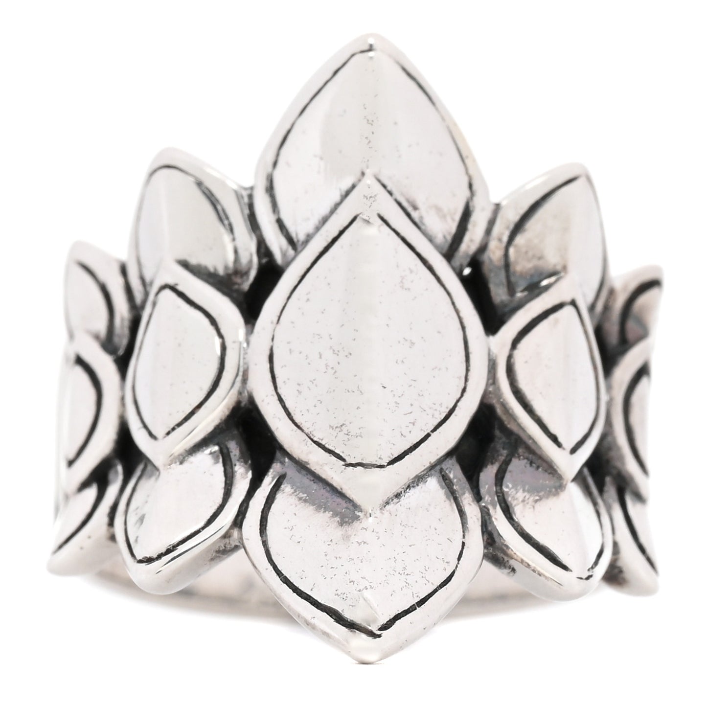 Sterling Silver Legends Naga Ring 54 7