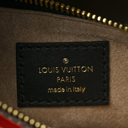 Louis Vuitton Monogram Giant Crafty NeoNoe MM Creme Rouge Black 6 of 8