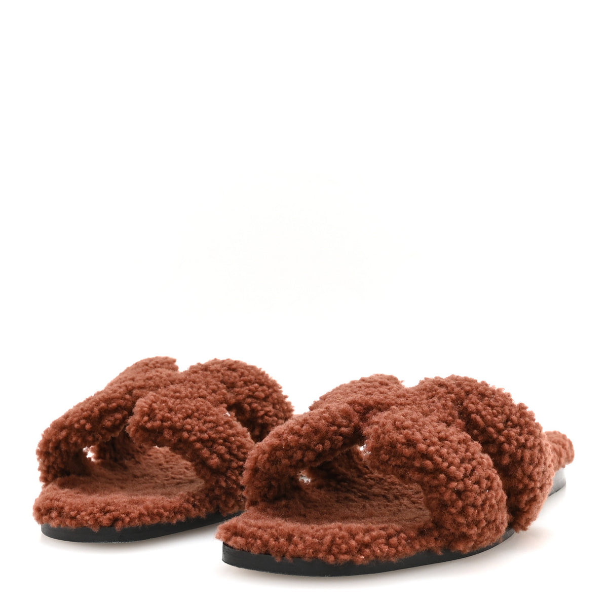 Woolskin Oran Sandals 36 Cognac