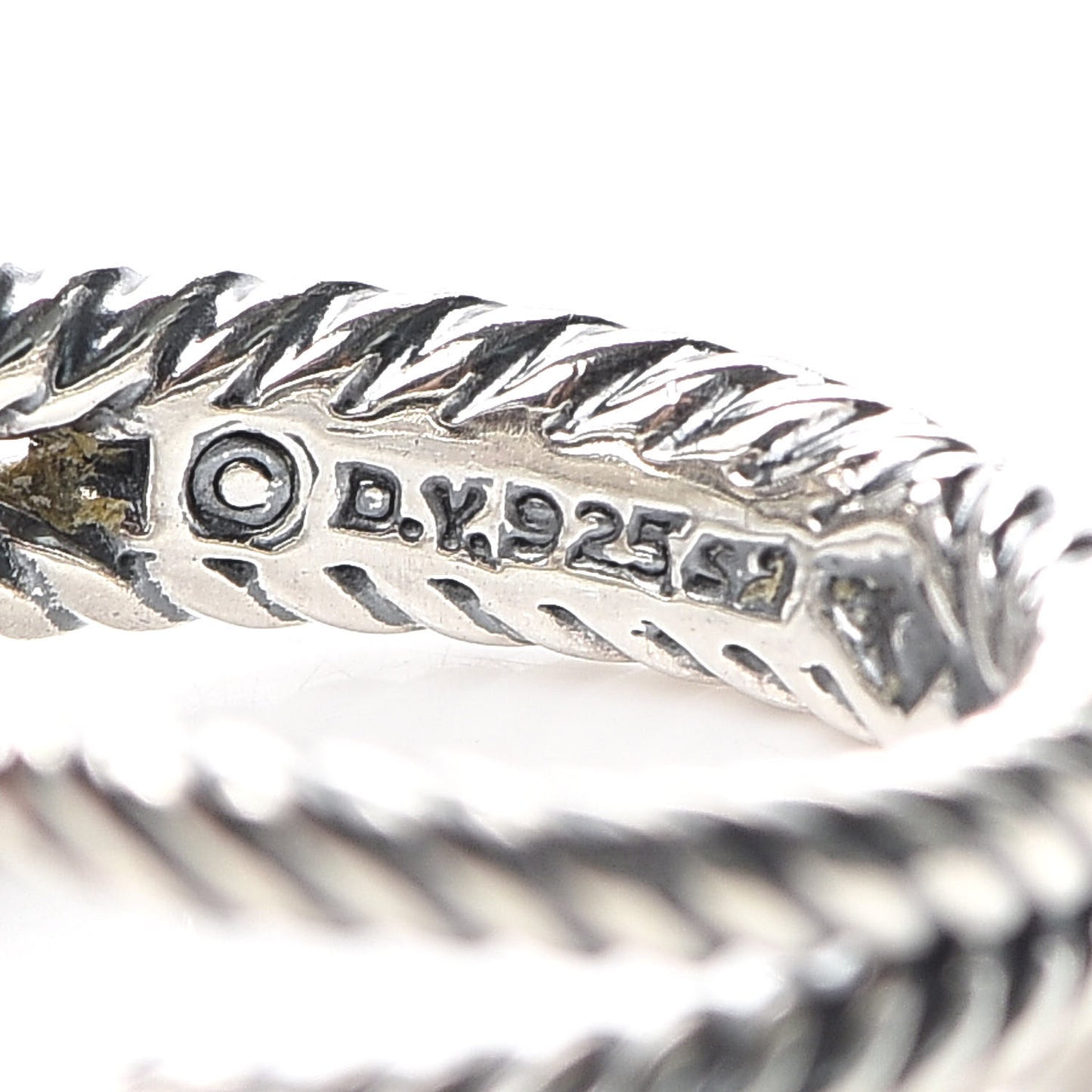 Sterling Silver Diamond Prasiolite 7mm Petite Albion Ring 50 5.25