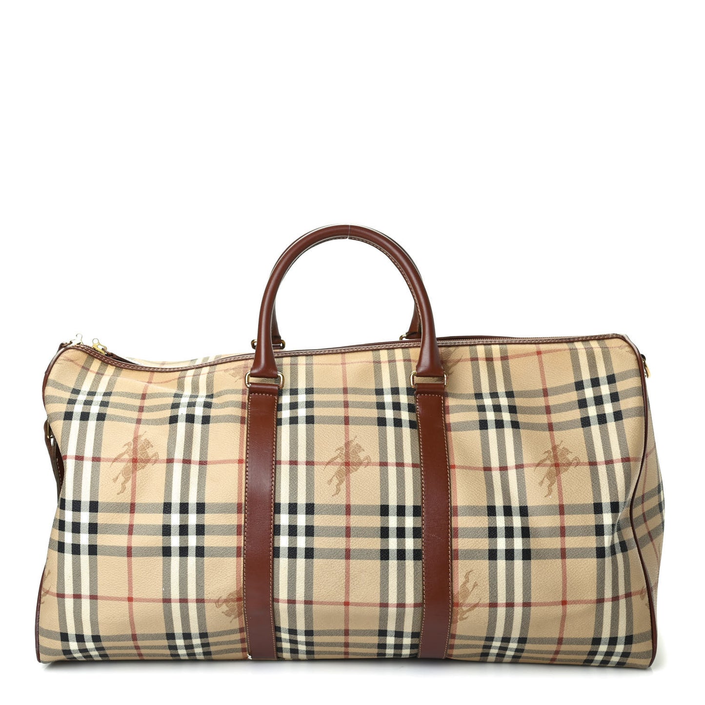 Haymarket Check Duffle Bag Brown