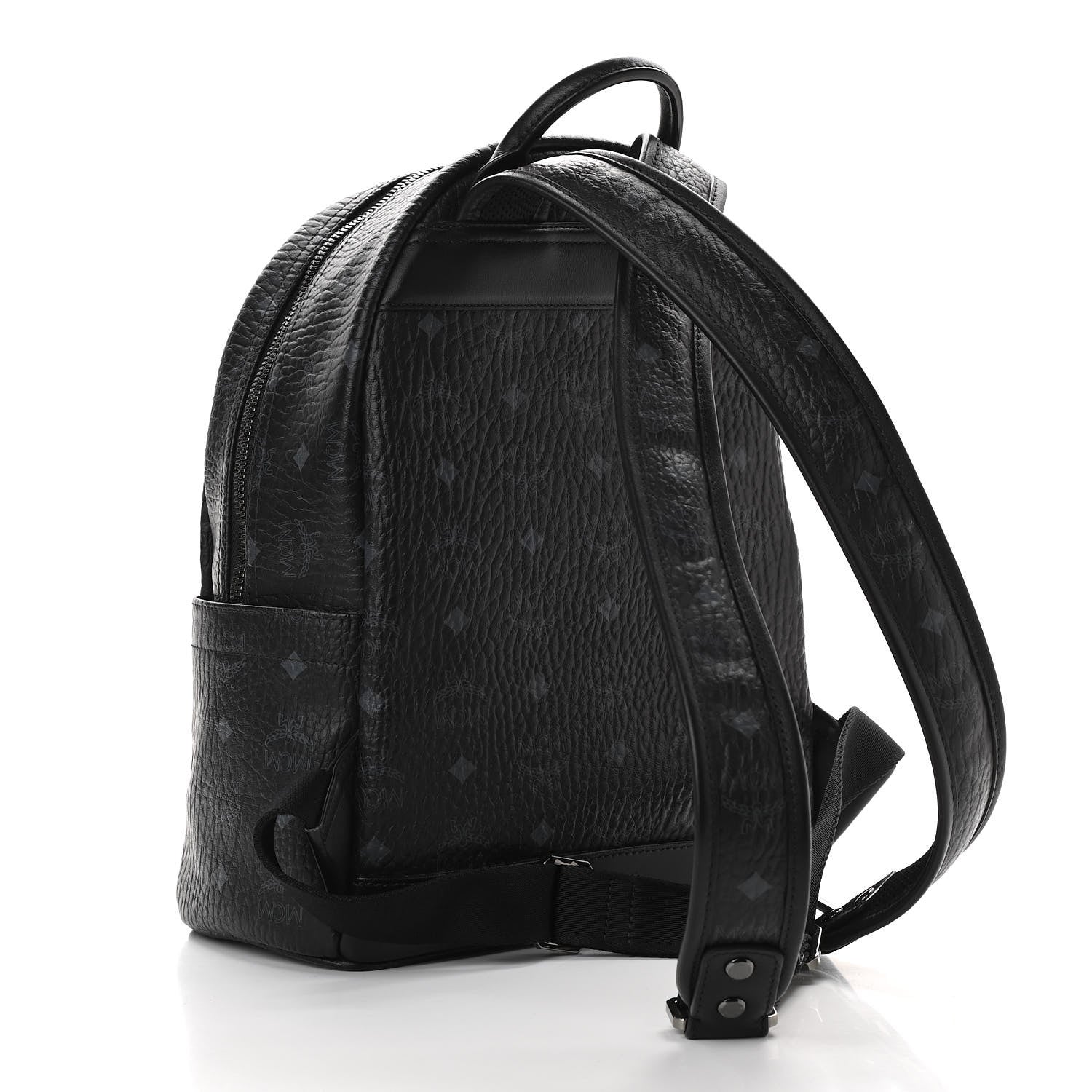 MCM Visetos Small Stark Backpack Black 3 of 10