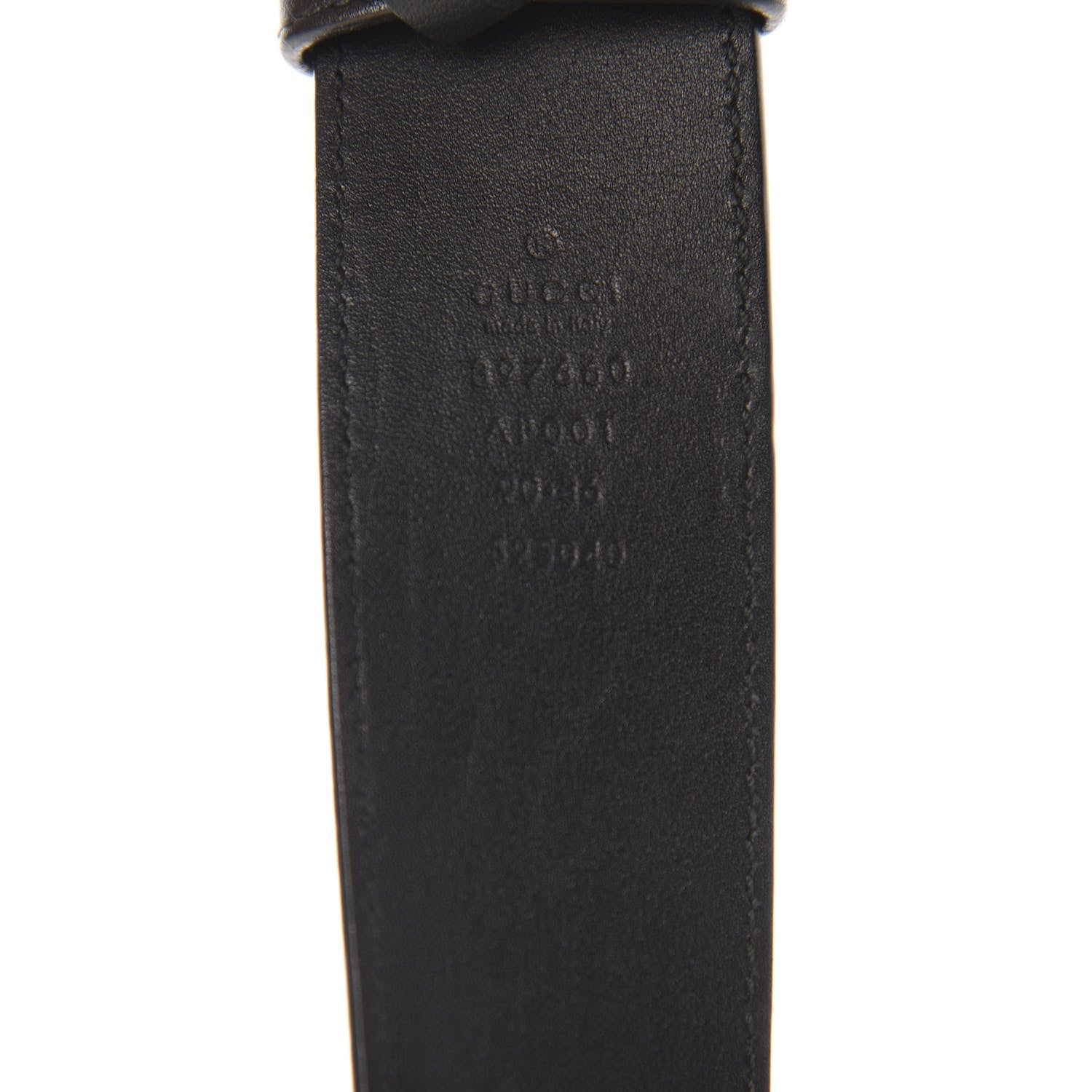 Gucci Calfskin Double G 40mm Belt 90 36 Black 3 of 3