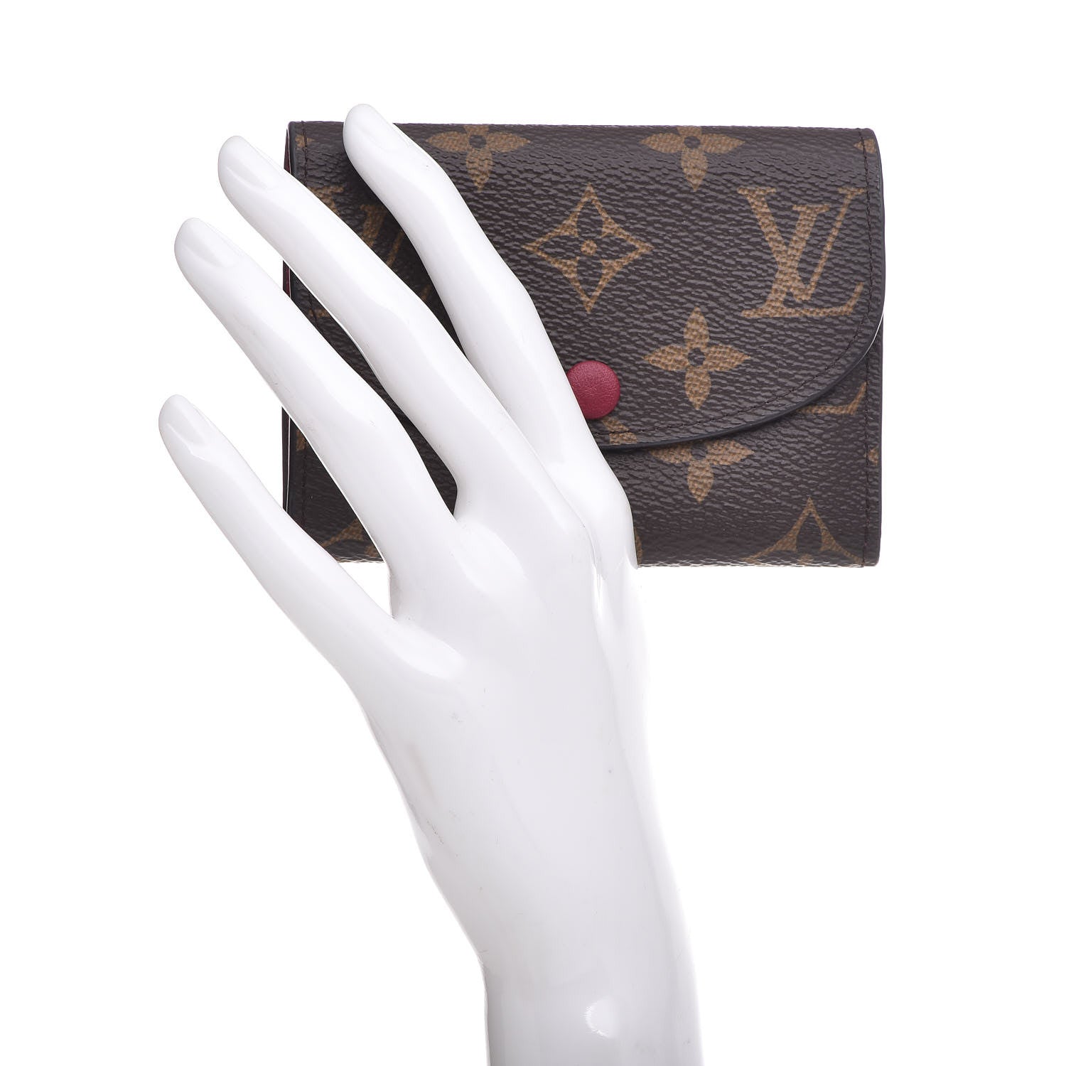 Louis Vuitton Monogram Rosalie Coin Purse Fuchsia 2 of 8