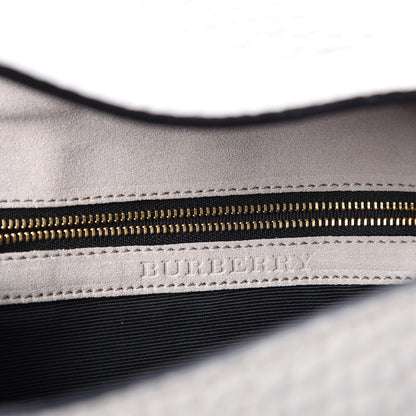 Burberry Signature Grain Medium Mildenhall Crossbody Bag Pale Grey 6 of 8