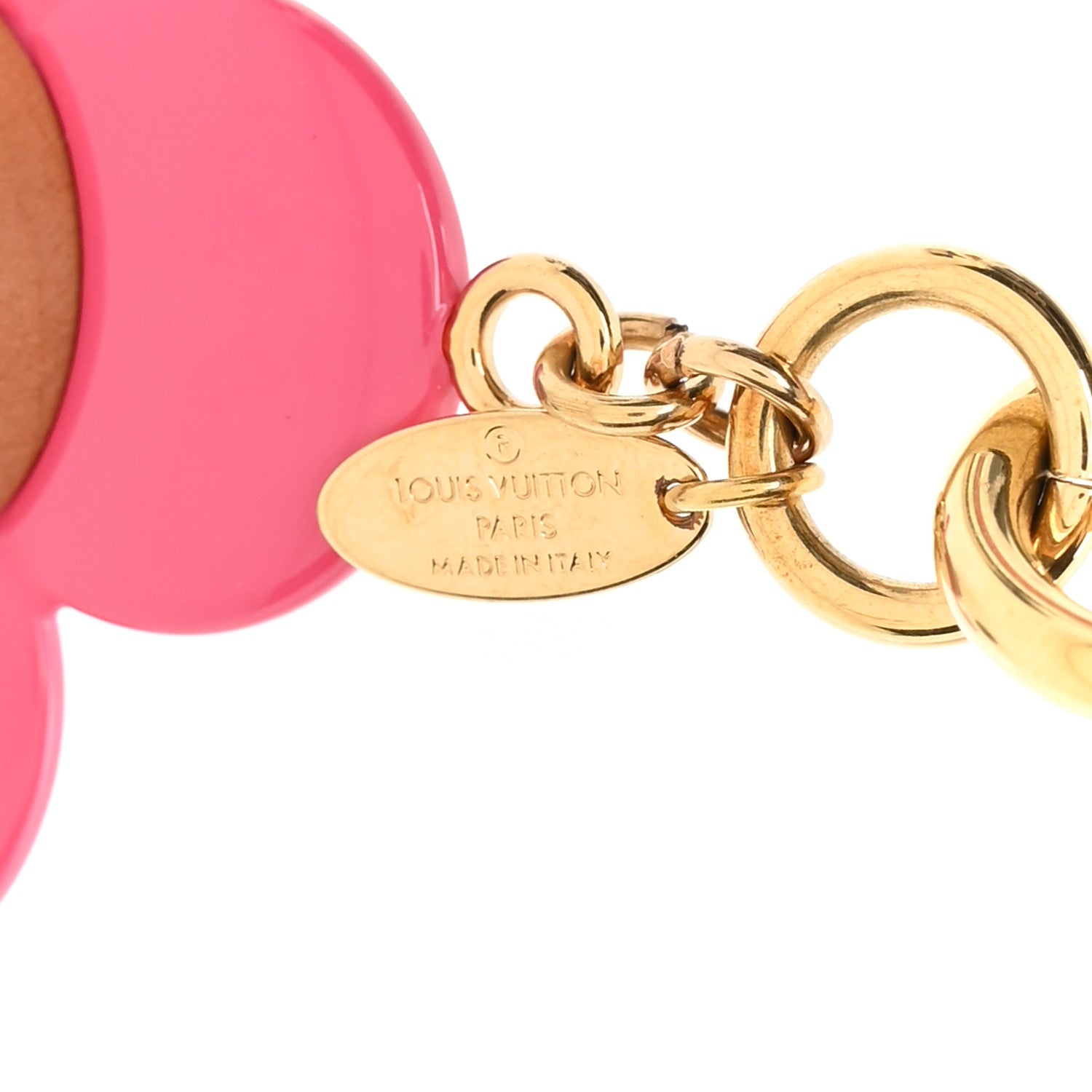 Louis Vuitton Resin Wood Vivienne Hawaii Bubblegram Alma BB Bag Charm Key Holder 4 of 4