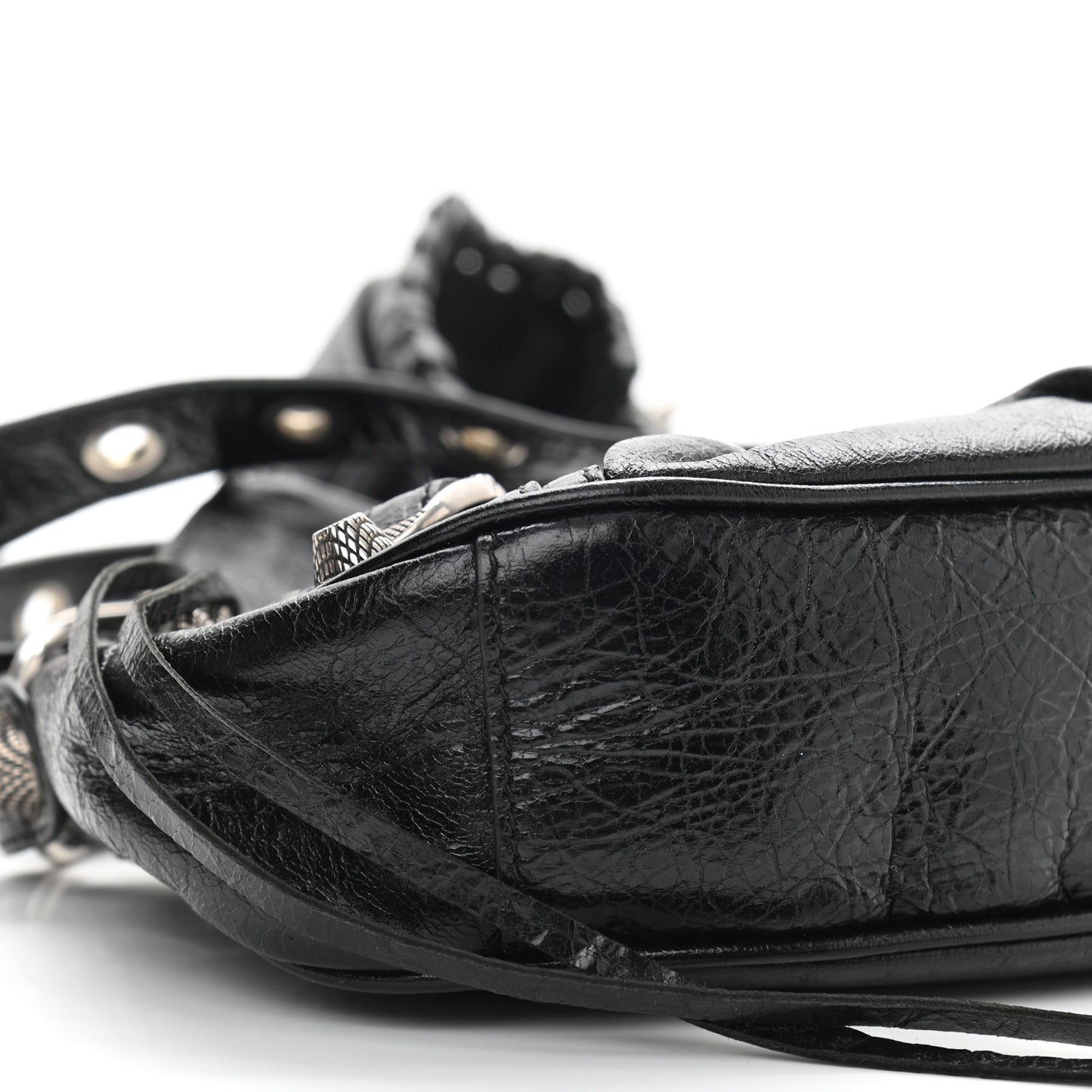 Agneau Arena Le Cagole Shoulder Bag XS Black