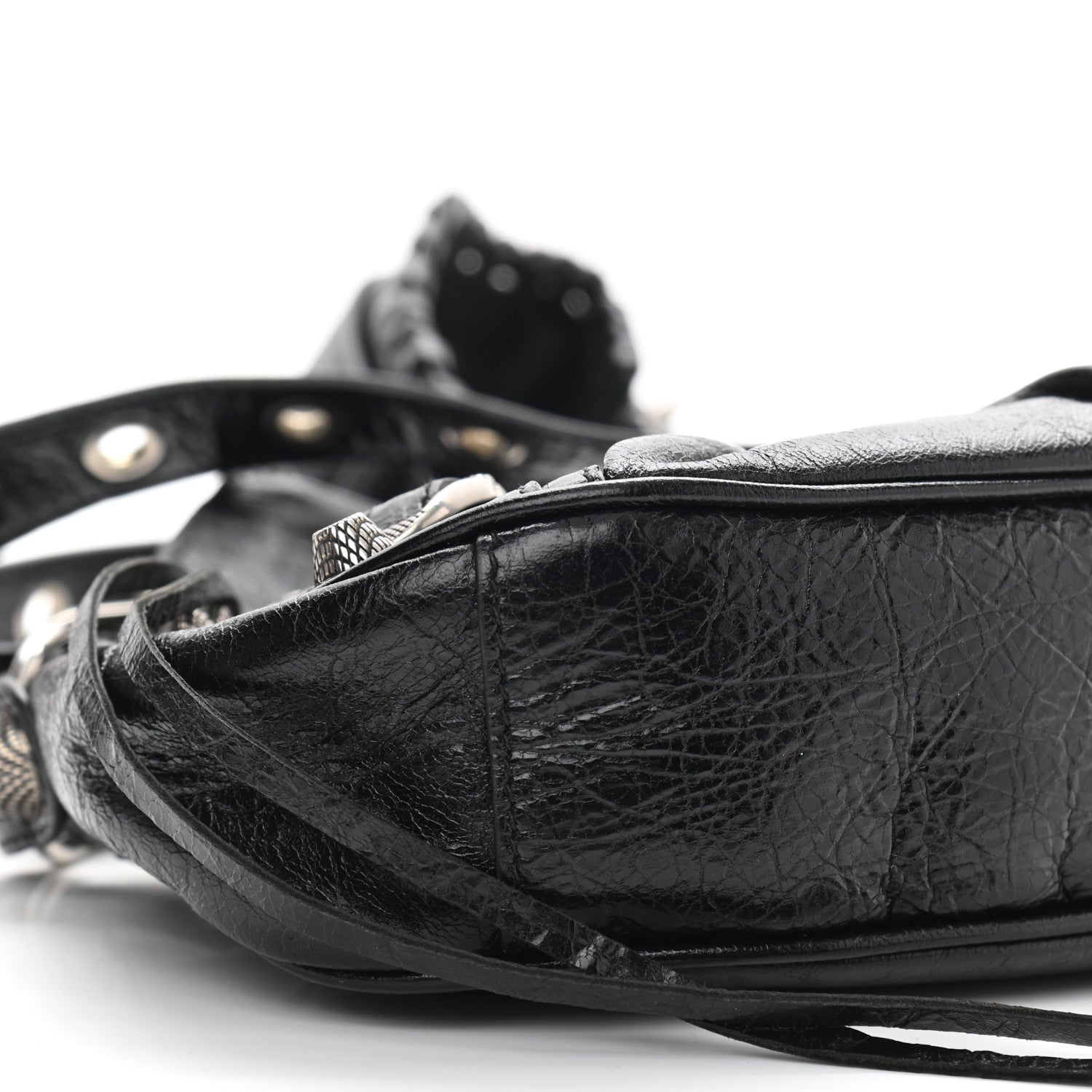 Balenciaga Agneau Arena Le Cagole Shoulder Bag XS Black 10 of 11