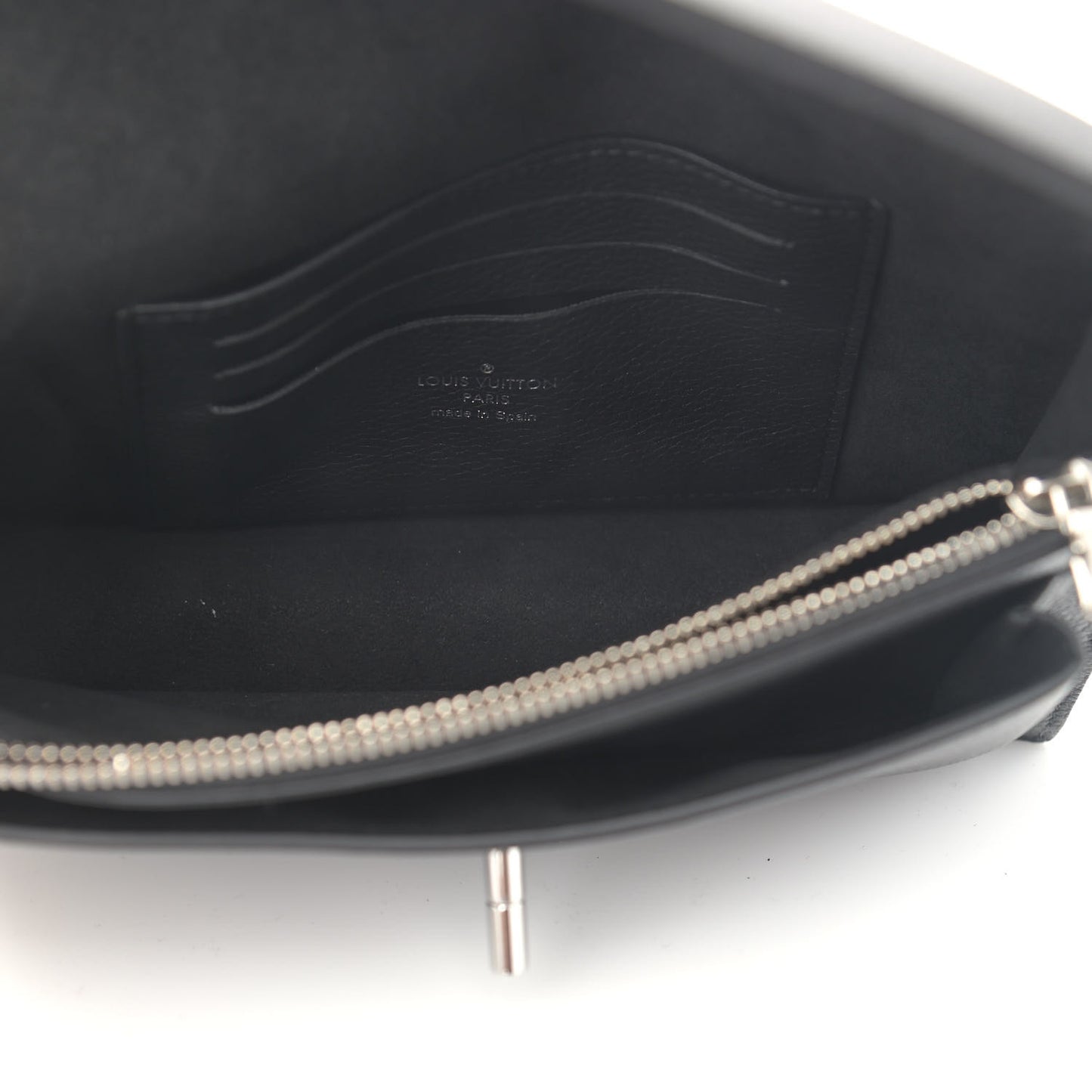 Soft Calfskin My Lockme Chain Pochette Black
