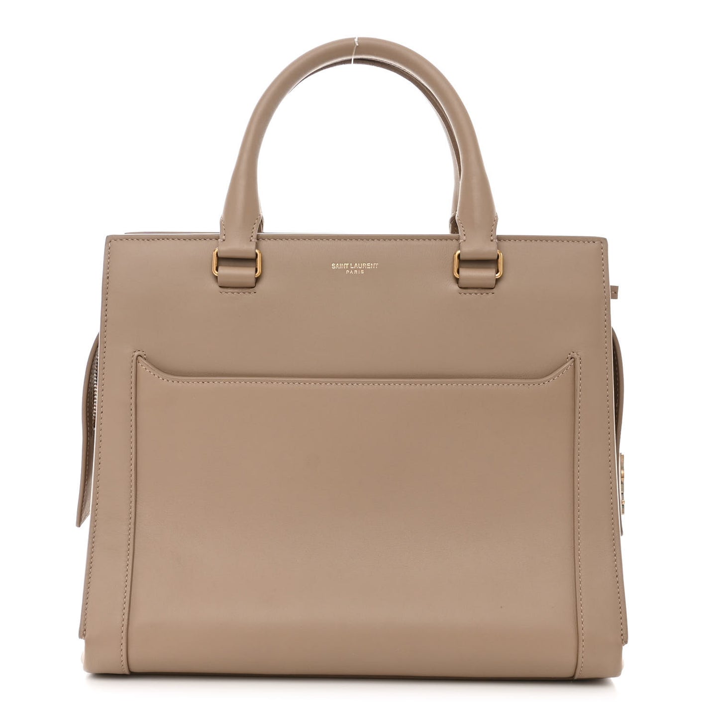 Smooth Calfskin Medium East Side Tote Beige