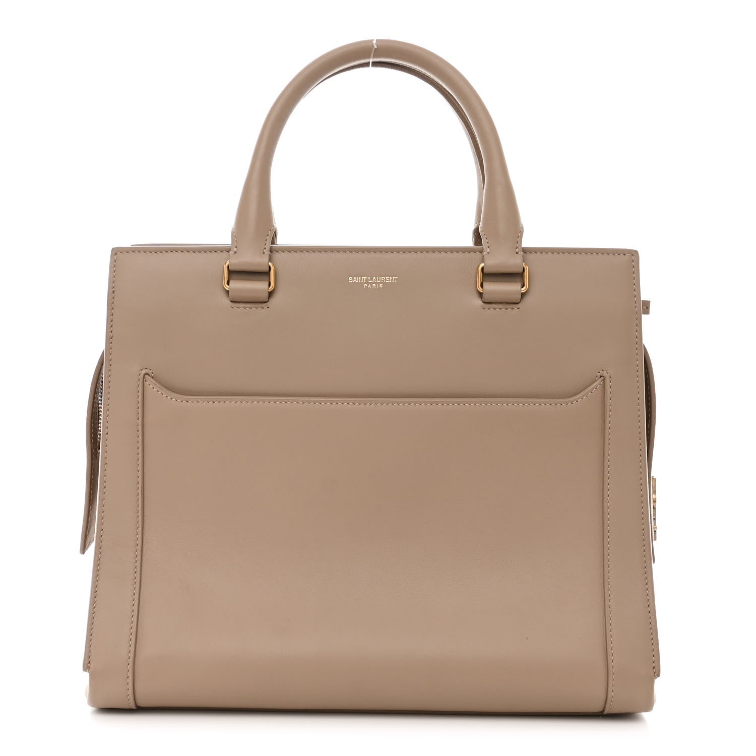 Saint Laurent Smooth Calfskin Medium East Side Tote Beige 1 of 13