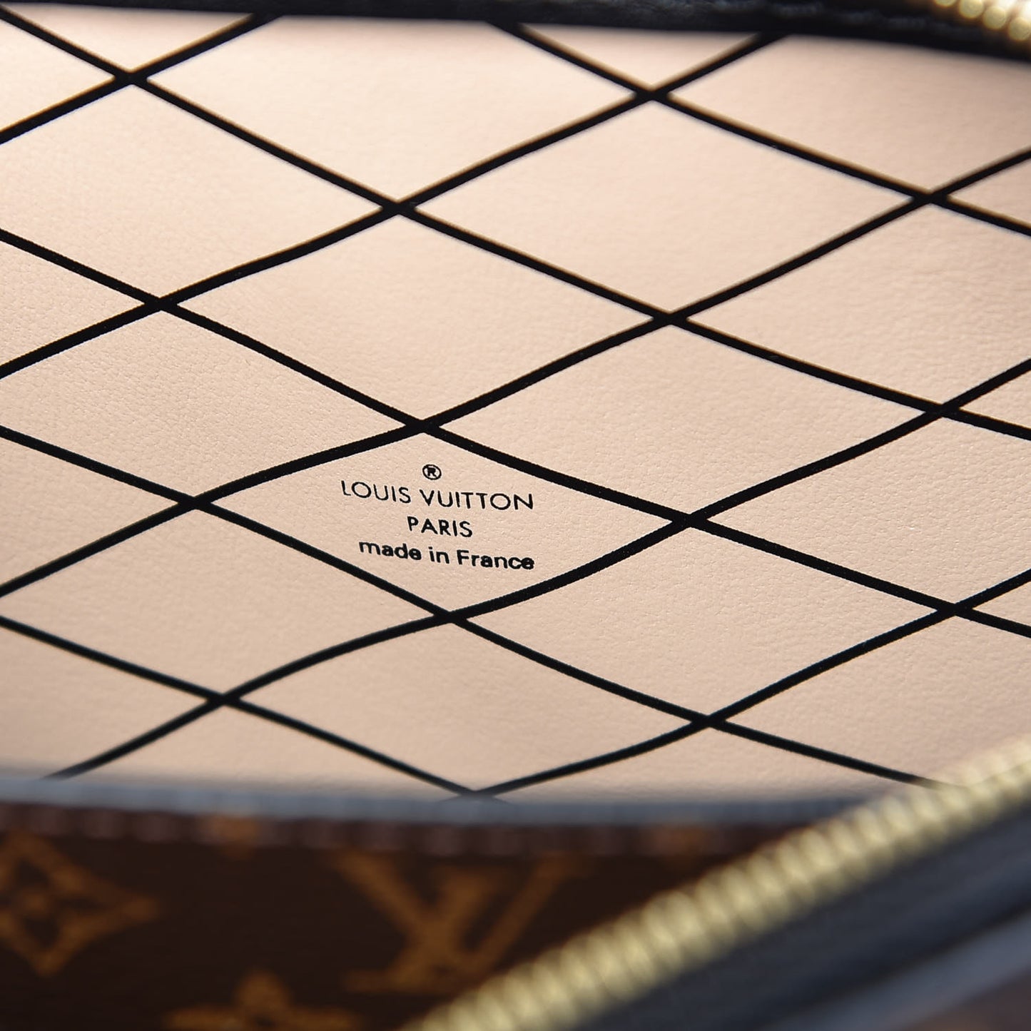 Reverse Monogram Trunk Clutch