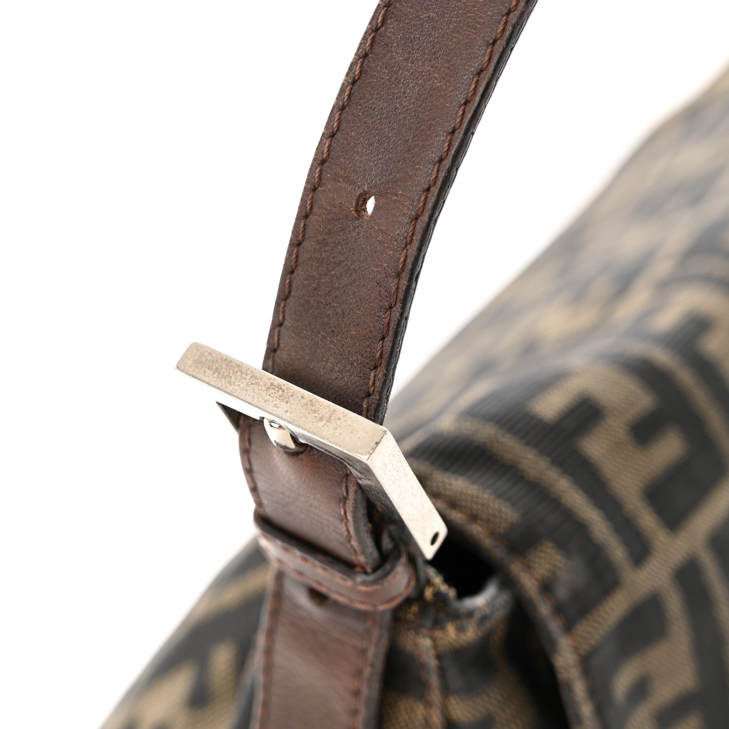 Fendi Zucca Big Forever Mama Baguette Tobacco 11 of 11