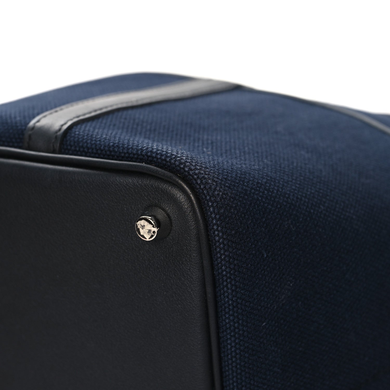 Hermes Toile Goeland Swift Cargo Picotin Lock 18 Bleu Marine Black 12 of 13