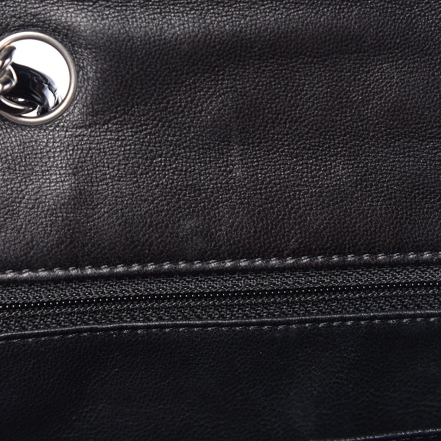 Chanel Patent Quilted Jumbo Single Flap Black 11 of 11