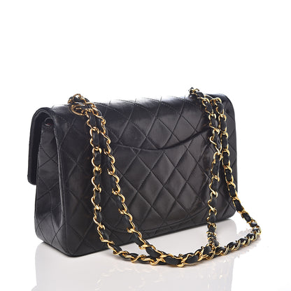 Chanel Lambskin Quilted Small Double Flap Black 2 of 15