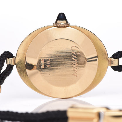 Cartier 18K Yellow Gold Cord 21mm Oval Mechanical Watch 5 of 6
