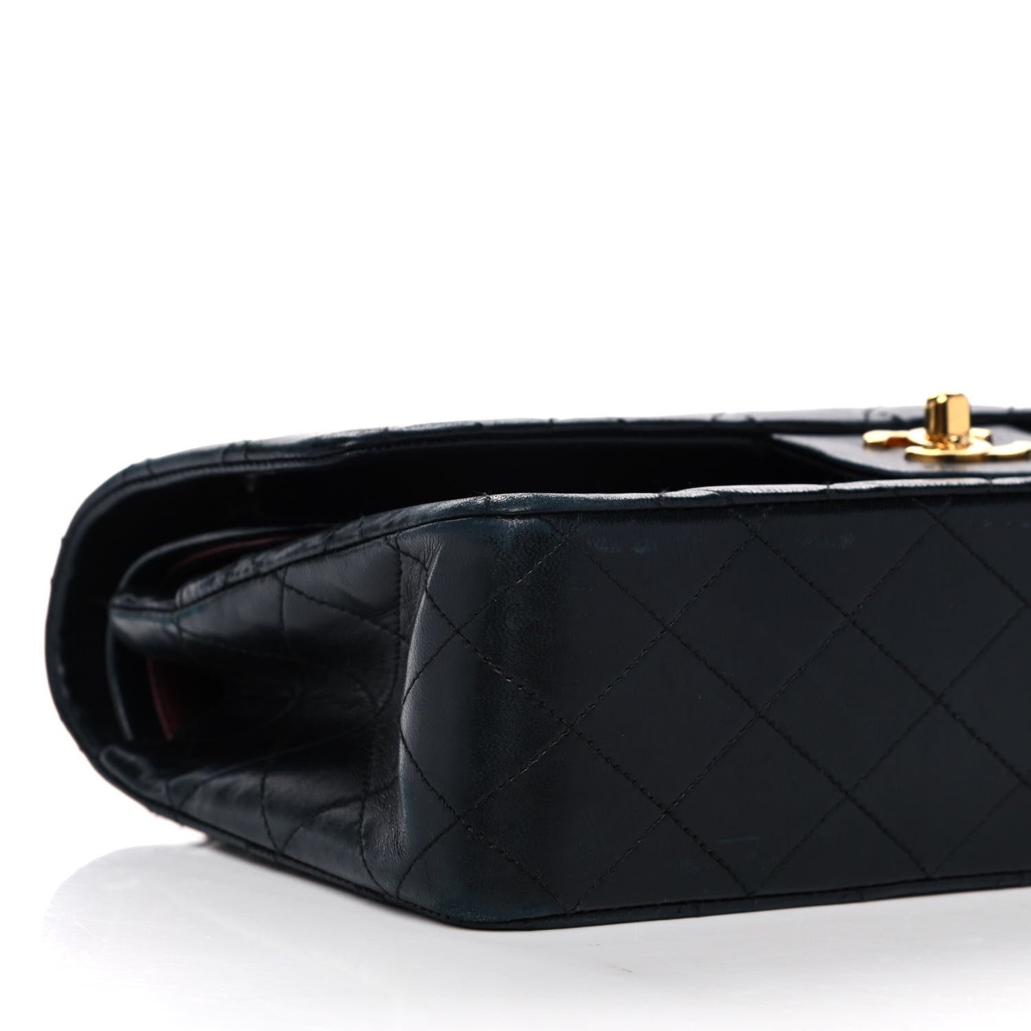 Chanel Lambskin Quilted Small Double Flap Black 9 of 18