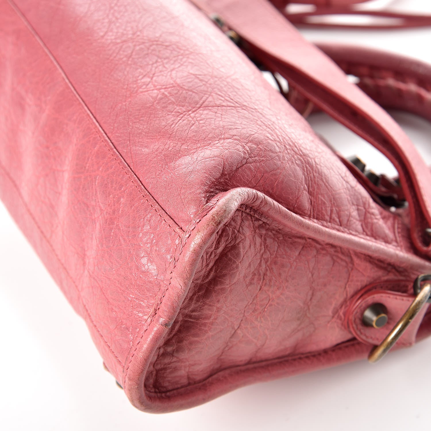 Balenciaga Agneau Classic Hardware Mini City Rose Bombon Raspberry 13 of 26