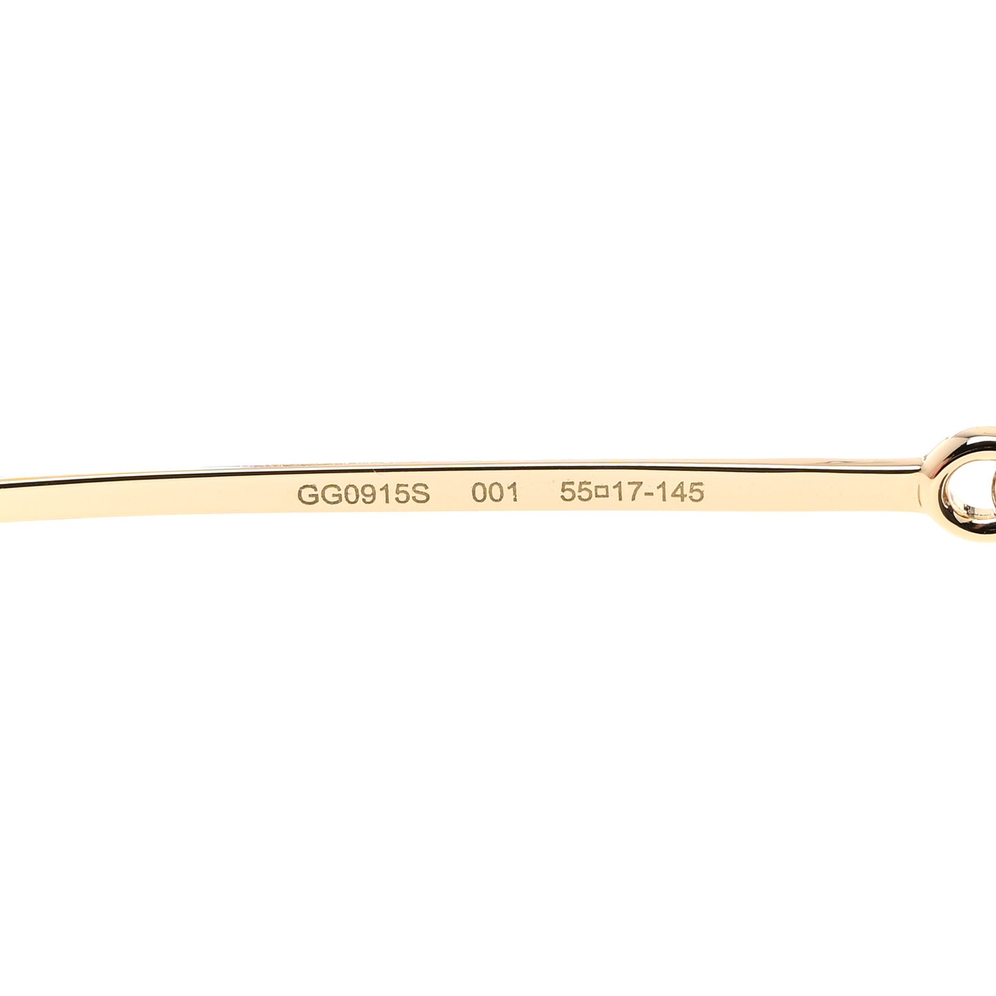 Acetate Metal Horsebit Sunglasses GG0915S Black