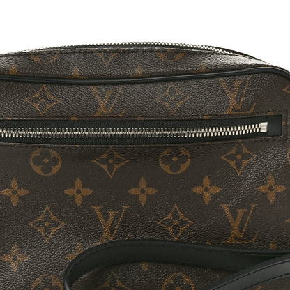 Louis Vuitton Monogram Macassar Kasai Clutch Black 7 of 7