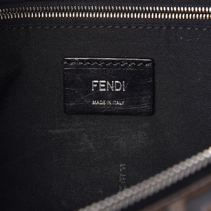 Fendi Vitello Century Bi-Color FF 1974 Embossed Belt Bag Maya Black 6 of 7