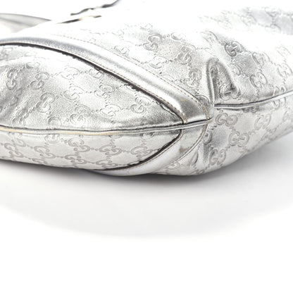 Gucci Guccissima Medium Britt Tote Silver 7 of 8