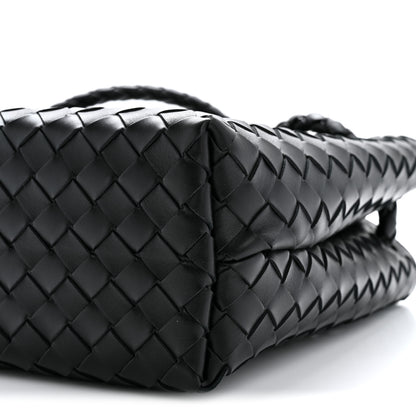 Bottega Veneta Nappa Intrecciato Medium Andiamo Shoulder Bag Black 9 of 9