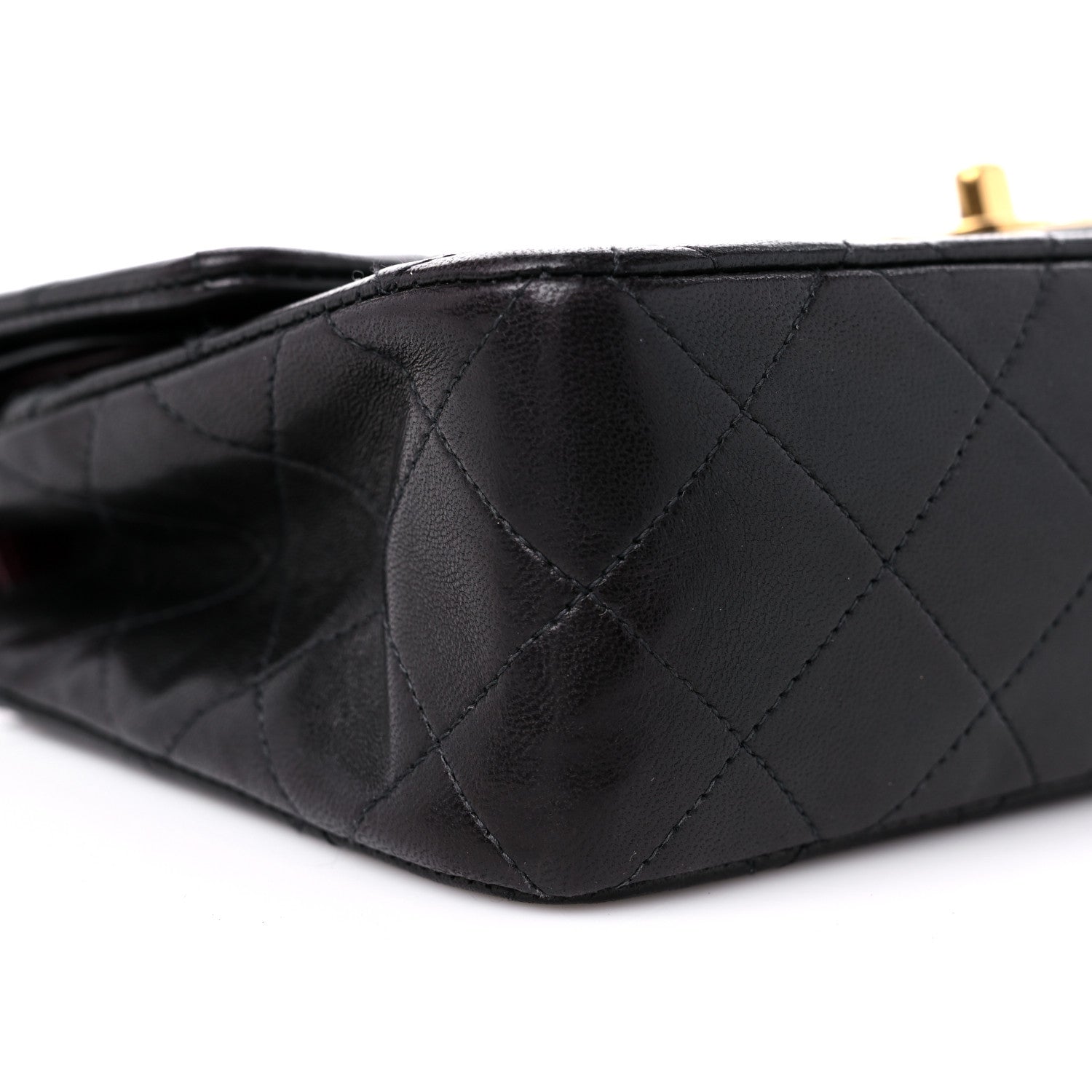 Chanel Lambskin Quilted Small Double Flap Black 9 of 14
