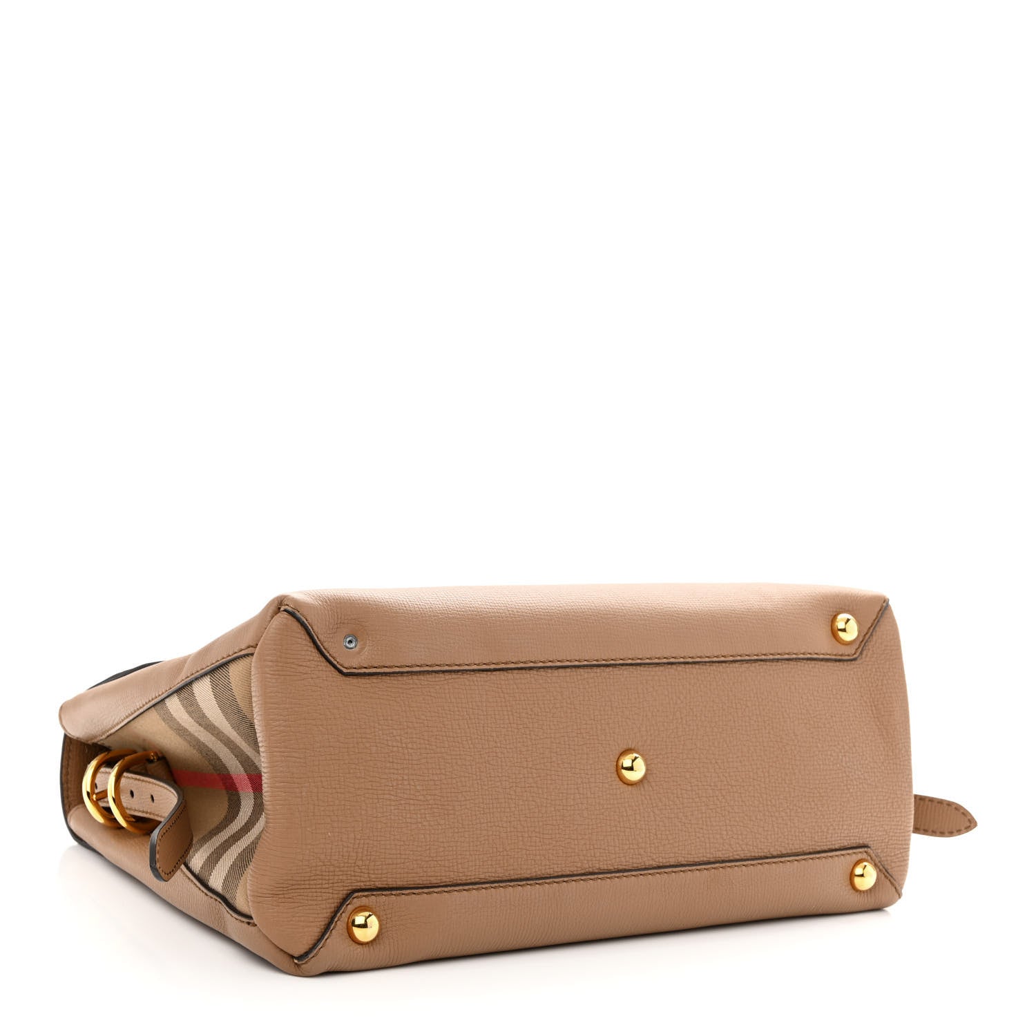 Burberry Derby Calfskin House Check Medium Camberley Dark Sand 4 of 12