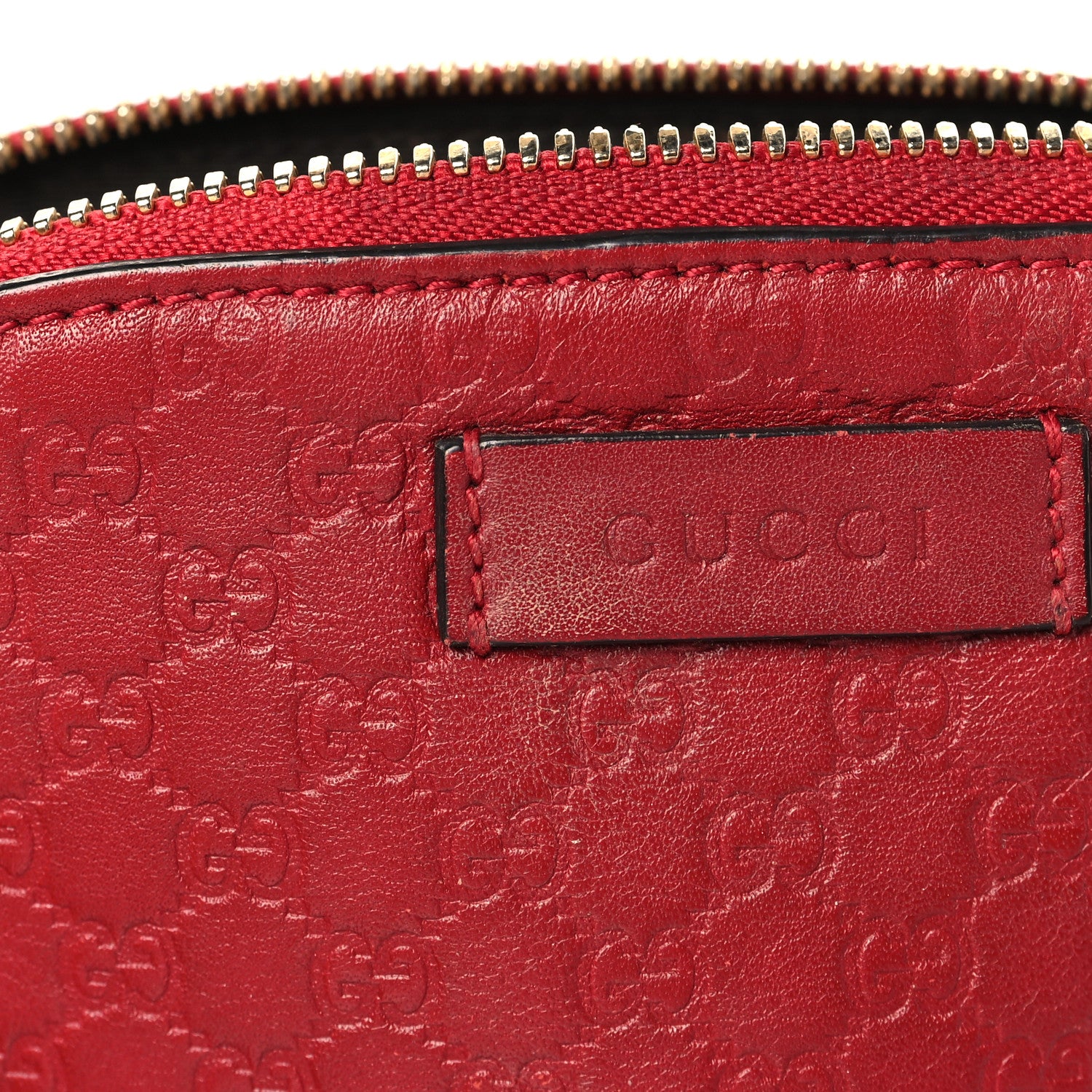 Gucci Microguccissima GG Cosmetic Case Red 10 of 12