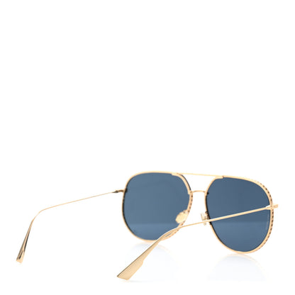 Christian Dior Pilot Diorbydior Sunglasses Gold 4 of 11