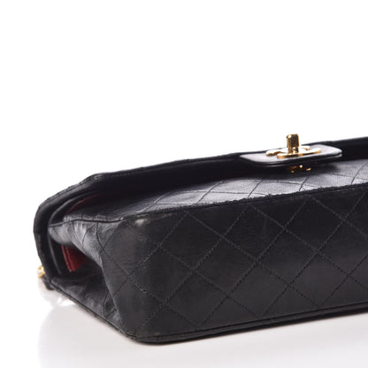 Chanel Lambskin Quilted Medium Double Flap Black 5 of 10