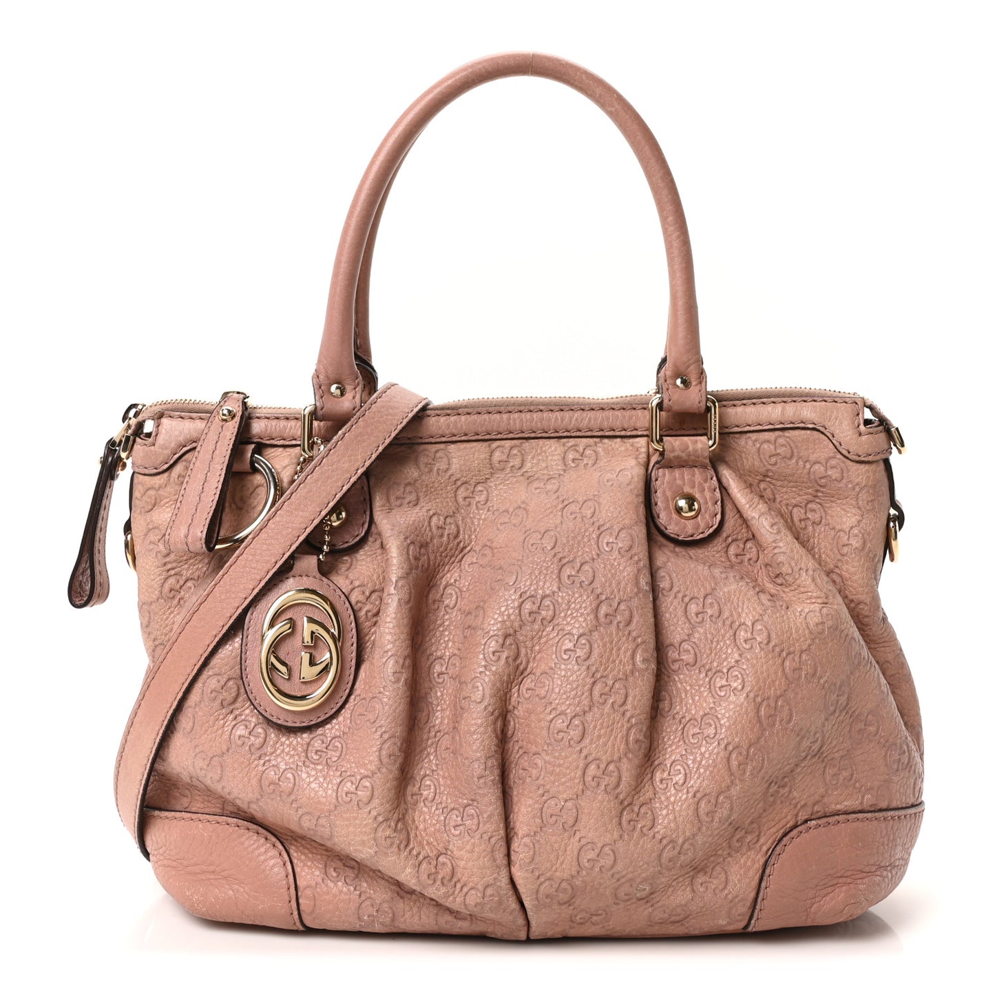 Guccissima Medium Sukey Top Handle Bag Dusty Rose